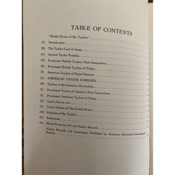 Taylor Genealogy By J. Montgomery Seaver Mildred Shoemaker Vintage American Hist - Picture 5 of 5